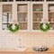 2Pcs Mini Christmas Wreaths Cabinet Wreaths Small Green Hanging Wreath Christmas Ornament for Cabinets Winter Holiday Home Outdoor Indoor Window Christmas Tree Crafts Decorations 25 x 10 Inch